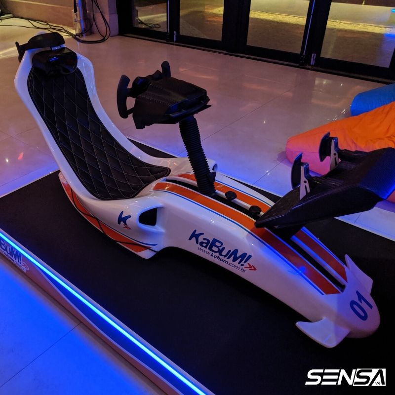 Simulador de Corrida evento Kabum