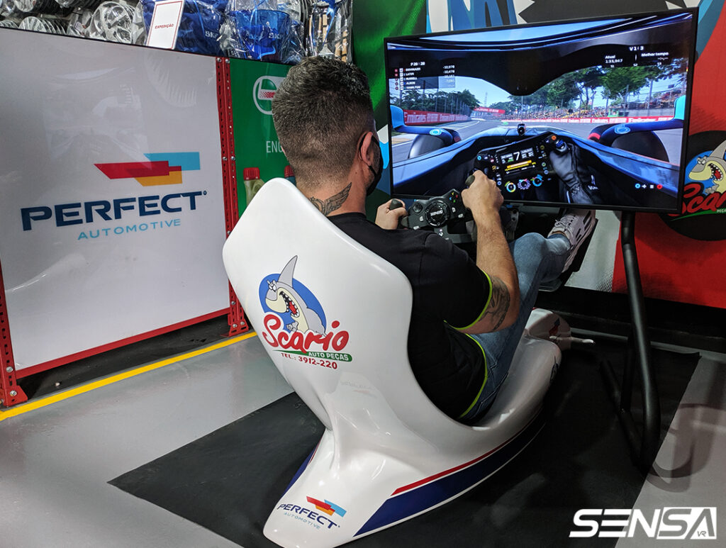 Ação Perfect Automotive - Simulador de Corrida Sensa F1 14 Locação de Simulador de Corrida