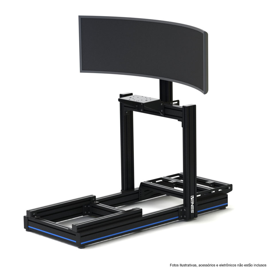 Kit Cockpit Sa1 + Suporte de TV/Monitor Integrado de 24