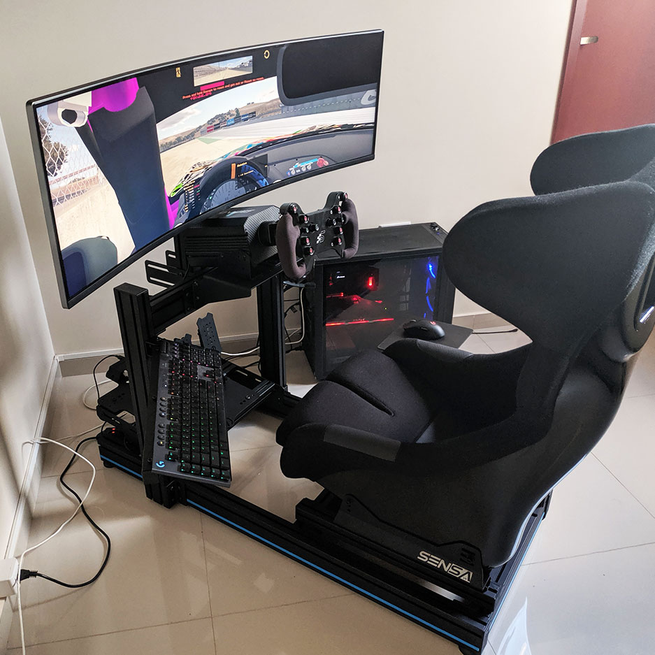 Suporte de Volante Logitech - Cockpit Simulador SA1 - Sensa VR