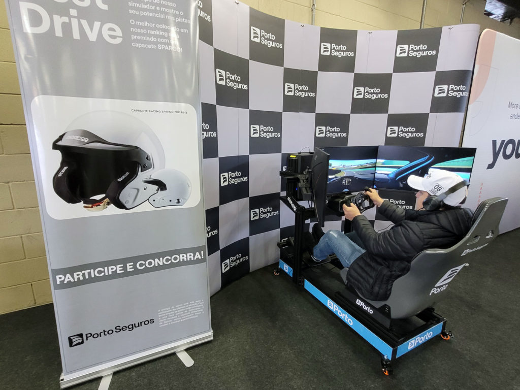 Porto Seguros - Clínica de Pilotagem - Interlagos- 01/06/22 9 Simulador de Corrida