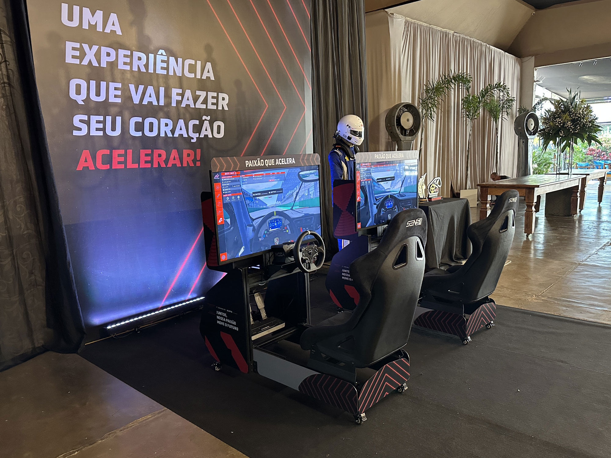 Simuladores de corrida eventos