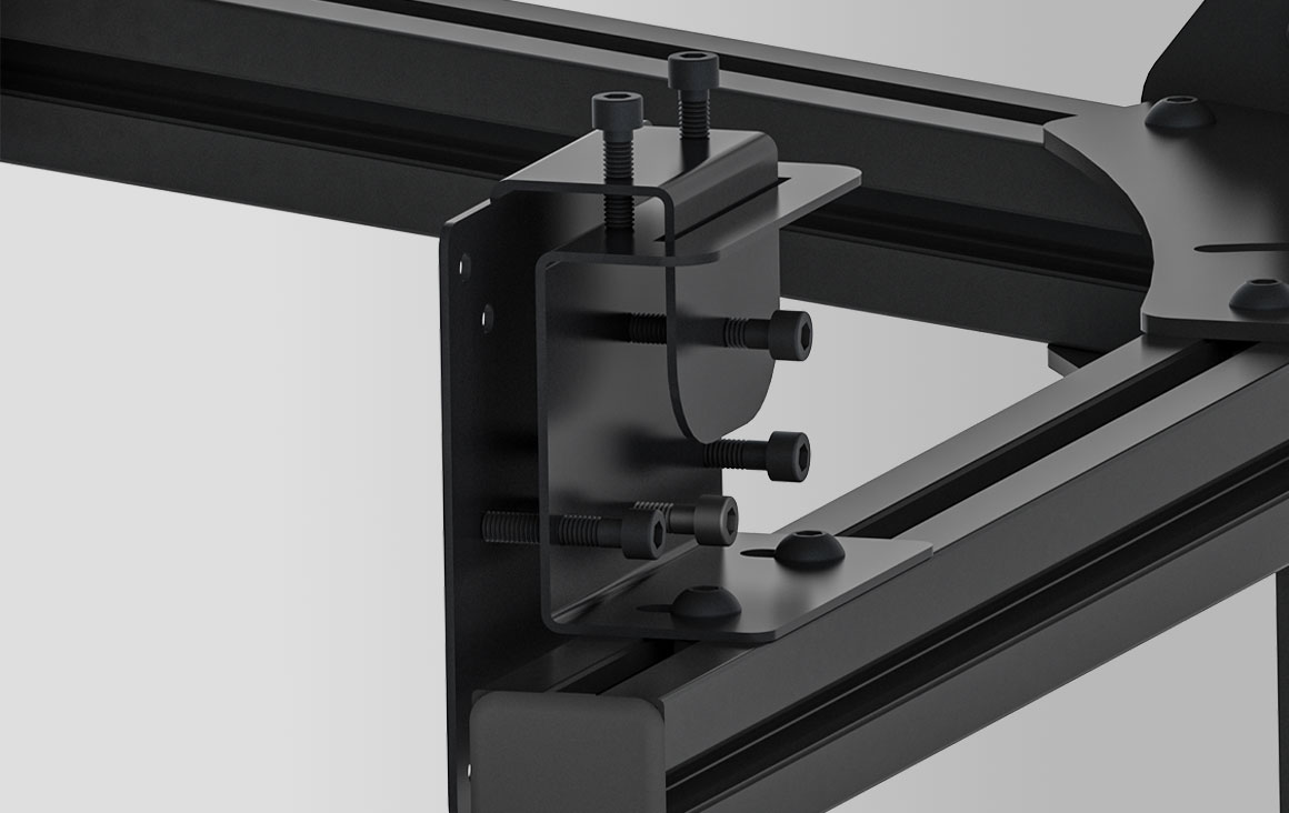 Suporte Monitor Triplo de Chão de 24'' a 32 Suporte Vesa ajuste fino Sensa VR