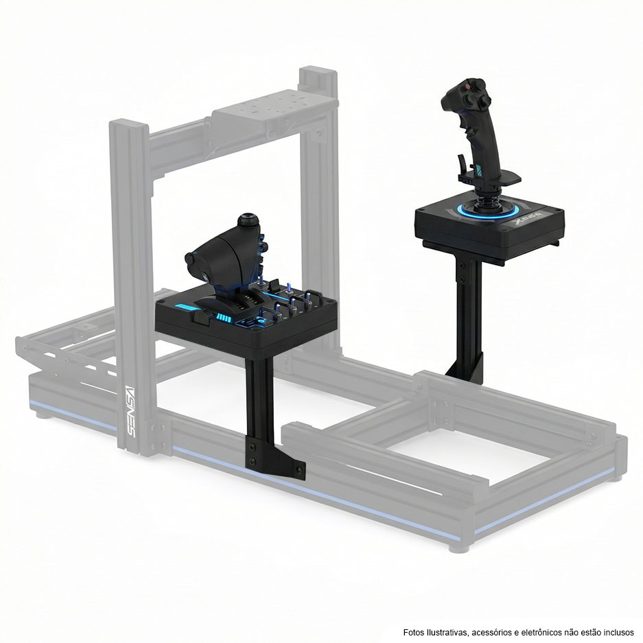 Suporte Flight Sim - Manche e Manete
